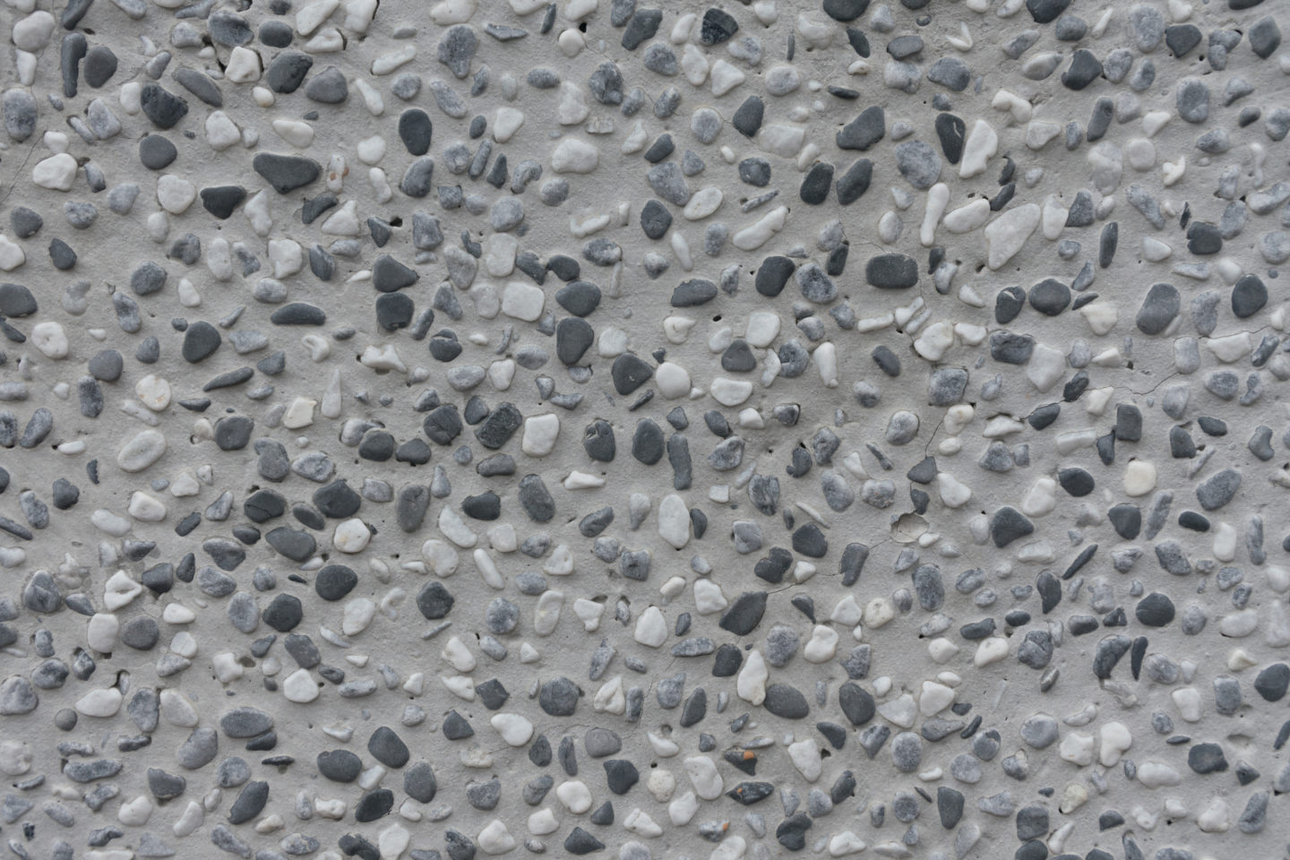 stones in cement